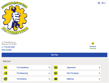 Tablet Screenshot of newnantire.com